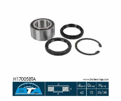 BTA H17005BTA Wheel bearing kit H17005BTA