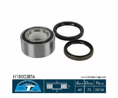 BTA H18003BTA Wheel bearing kit H18003BTA