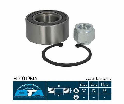BTA H1C019BTA Wheel bearing kit H1C019BTA