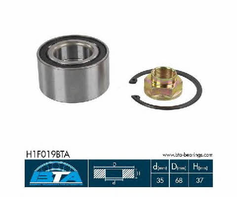 BTA H1F019BTA Front Wheel Bearing Kit H1F019BTA