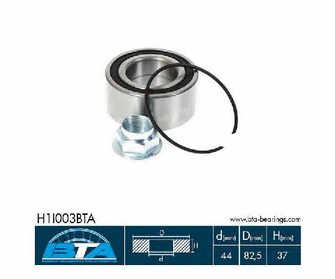 Wheel bearing kit BTA H1I003BTA