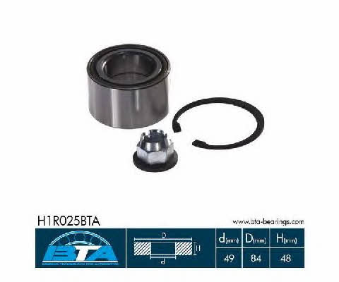 BTA H1R025BTA Front Wheel Bearing Kit H1R025BTA