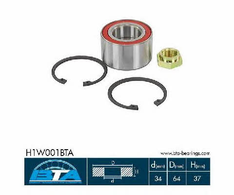 BTA H1W001BTA Wheel bearing kit H1W001BTA