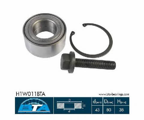 BTA H1W011BTA Wheel bearing kit H1W011BTA