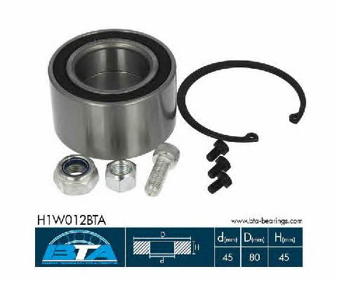 BTA H1W012BTA Front Wheel Bearing Kit H1W012BTA