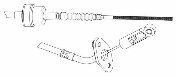 CEF FA01228 Clutch cable FA01228