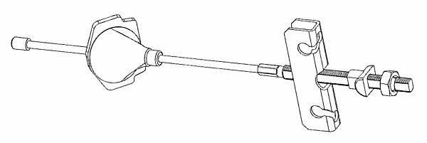 CEF FO02207 Cable Pull, parking brake FO02207
