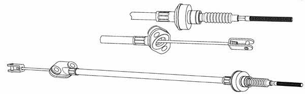 CEF OP01159 Clutch cable OP01159