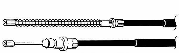 CEF PU02203 Parking brake cable, right PU02203