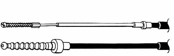 CEF VW02154 Cable Pull, parking brake VW02154