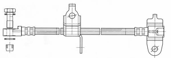 CEF 512358 Brake Hose 512358