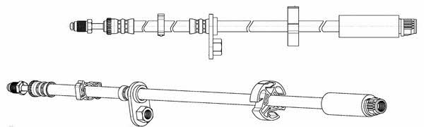 CEF 512807 Brake Hose 512807