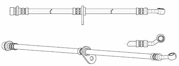 CEF 512856 Brake Hose 512856