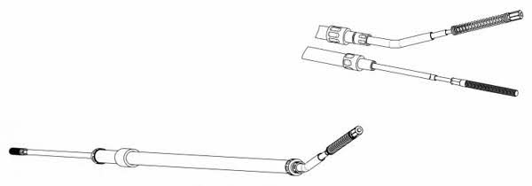 CEF BW02119 Cable Pull, parking brake BW02119