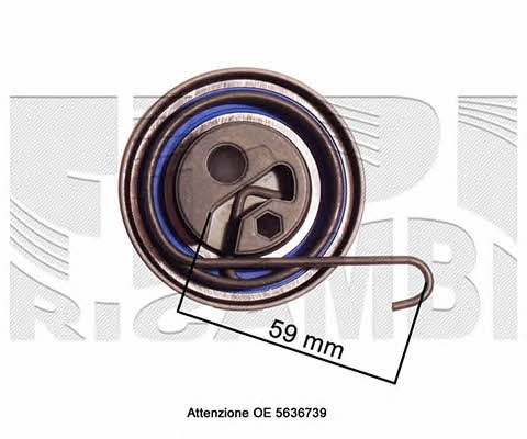 Caliber 57664 Tensioner pulley, timing belt 57664