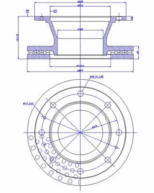 Car 150.084 Brake disc 150084