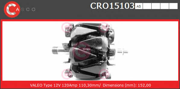 Casco CRO15103AS Rotor generator CRO15103AS