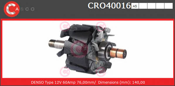 Casco CRO40016AS Rotor generator CRO40016AS