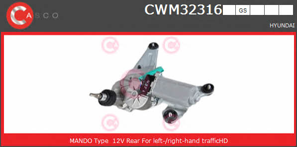 Casco CWM32316GS Wipe motor CWM32316GS