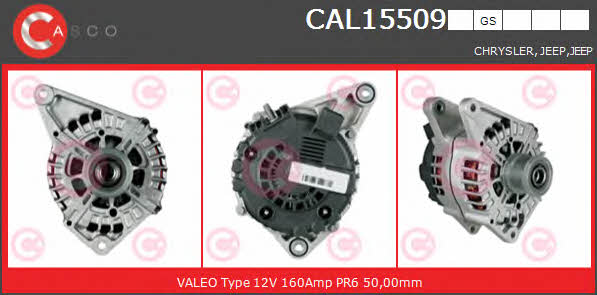 Casco CAL15509GS Alternator CAL15509GS