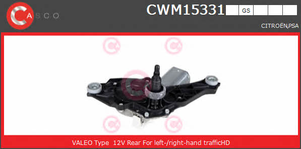 Casco CWM15331GS Wipe motor CWM15331GS