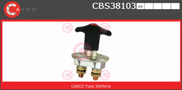 Casco CBS38103AS Main Switch, battery CBS38103AS