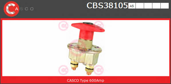 Casco CBS38105AS Main Switch, battery CBS38105AS