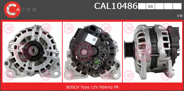 Casco CAL10486GS Alternator CAL10486GS