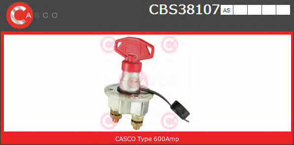 Casco CBS38107AS Main Switch, battery CBS38107AS