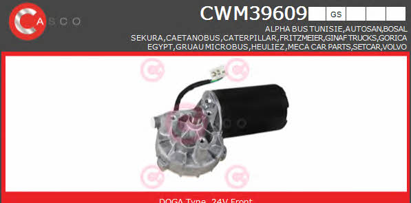 Casco CWM39609GS Wipe motor CWM39609GS