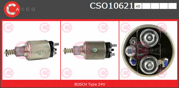 Casco CSO10621AS Solenoid switch, starter CSO10621AS