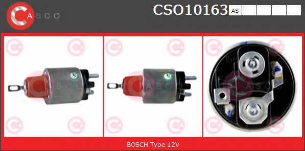 Casco CSO10163AS Solenoid switch, starter CSO10163AS