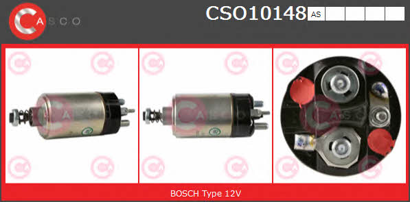 Casco CSO10148AS Solenoid switch, starter CSO10148AS
