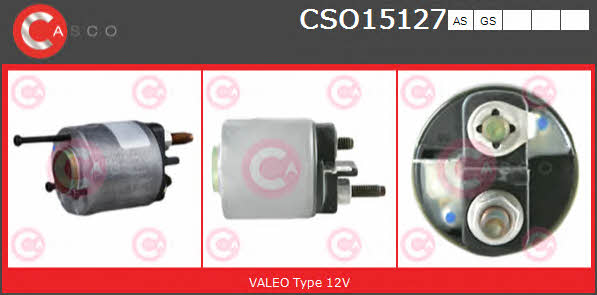 Casco CSO15127AS Solenoid switch, starter CSO15127AS
