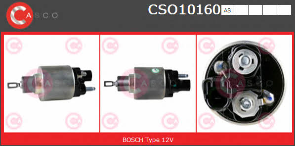 Casco CSO10160AS Solenoid switch, starter CSO10160AS
