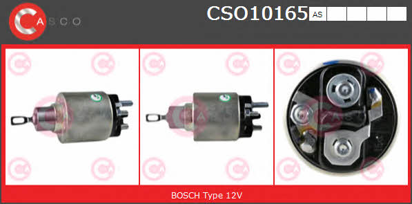 Casco CSO10165AS Solenoid switch, starter CSO10165AS