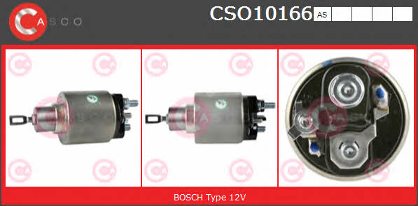 Casco CSO10166AS Solenoid switch, starter CSO10166AS