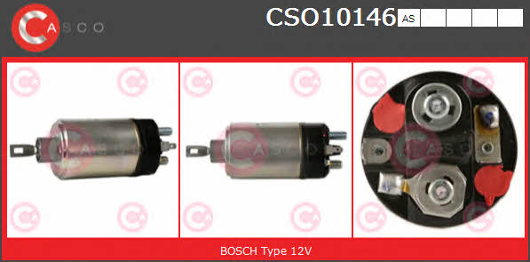 Casco CSO10146AS Solenoid switch, starter CSO10146AS