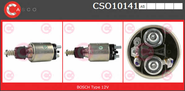 Casco CSO10141AS Solenoid switch, starter CSO10141AS
