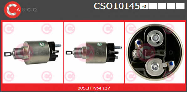 Casco CSO10145AS Solenoid switch, starter CSO10145AS