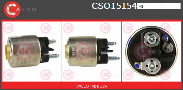 Casco CSO15154AS Solenoid switch, starter CSO15154AS