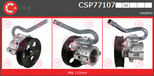 Casco CSP77107GS Hydraulic Pump, steering system CSP77107GS