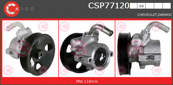 Casco CSP77120GS Hydraulic Pump, steering system CSP77120GS