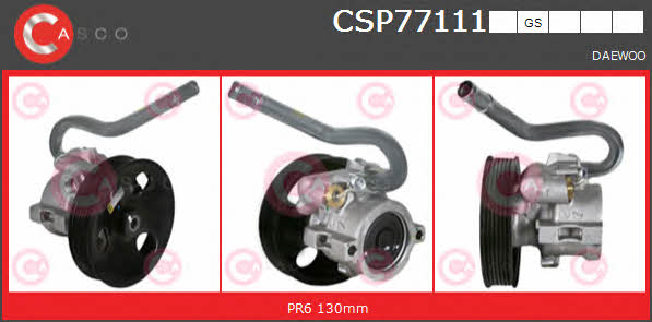Casco CSP77111GS Hydraulic Pump, steering system CSP77111GS