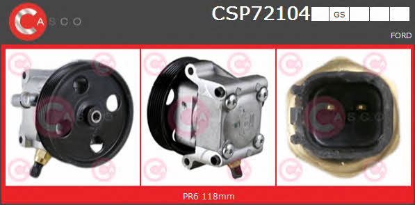 Casco CSP72104GS Hydraulic Pump, steering system CSP72104GS