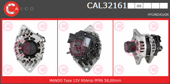 Casco CAL32161GS Alternator CAL32161GS