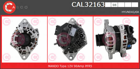 Casco CAL32163GS Alternator CAL32163GS
