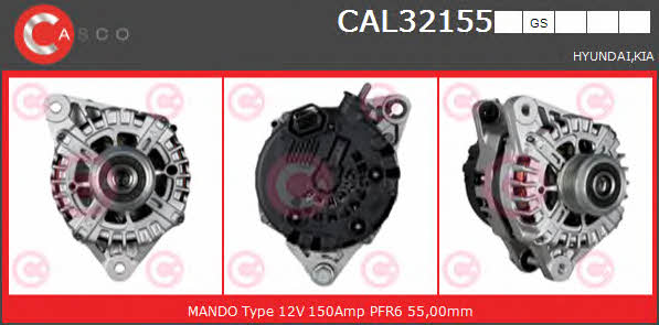 Casco CAL32155GS Alternator CAL32155GS