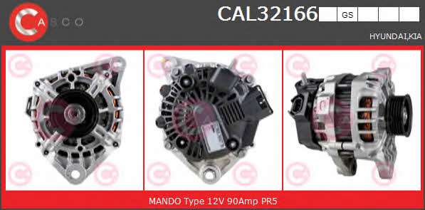 Casco CAL32166GS Alternator CAL32166GS