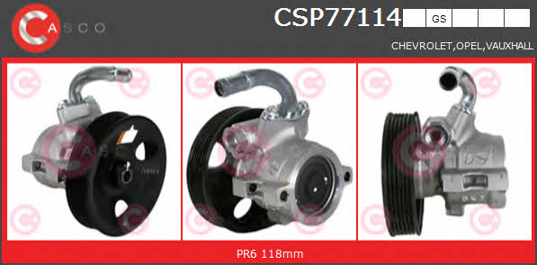 Casco CSP77114GS Hydraulic Pump, steering system CSP77114GS